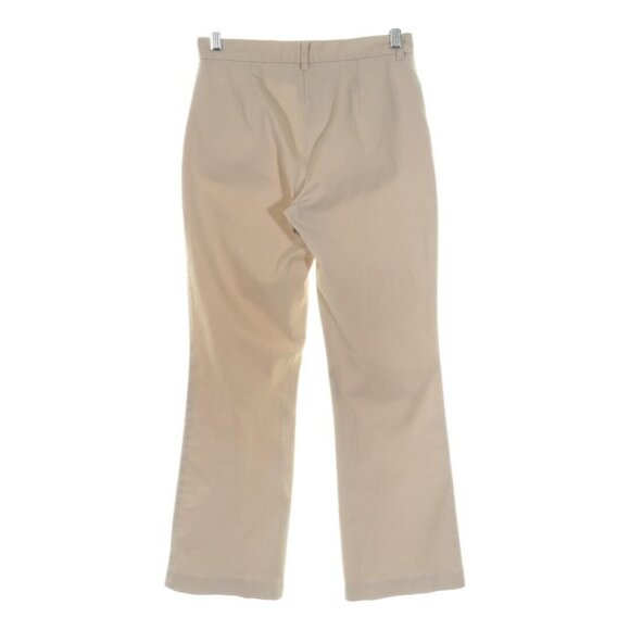 Jones New York Womens Pants Size 2 Petite Khaki Flare Leg Stretchy 28 x 29 - Picture 4 of 7